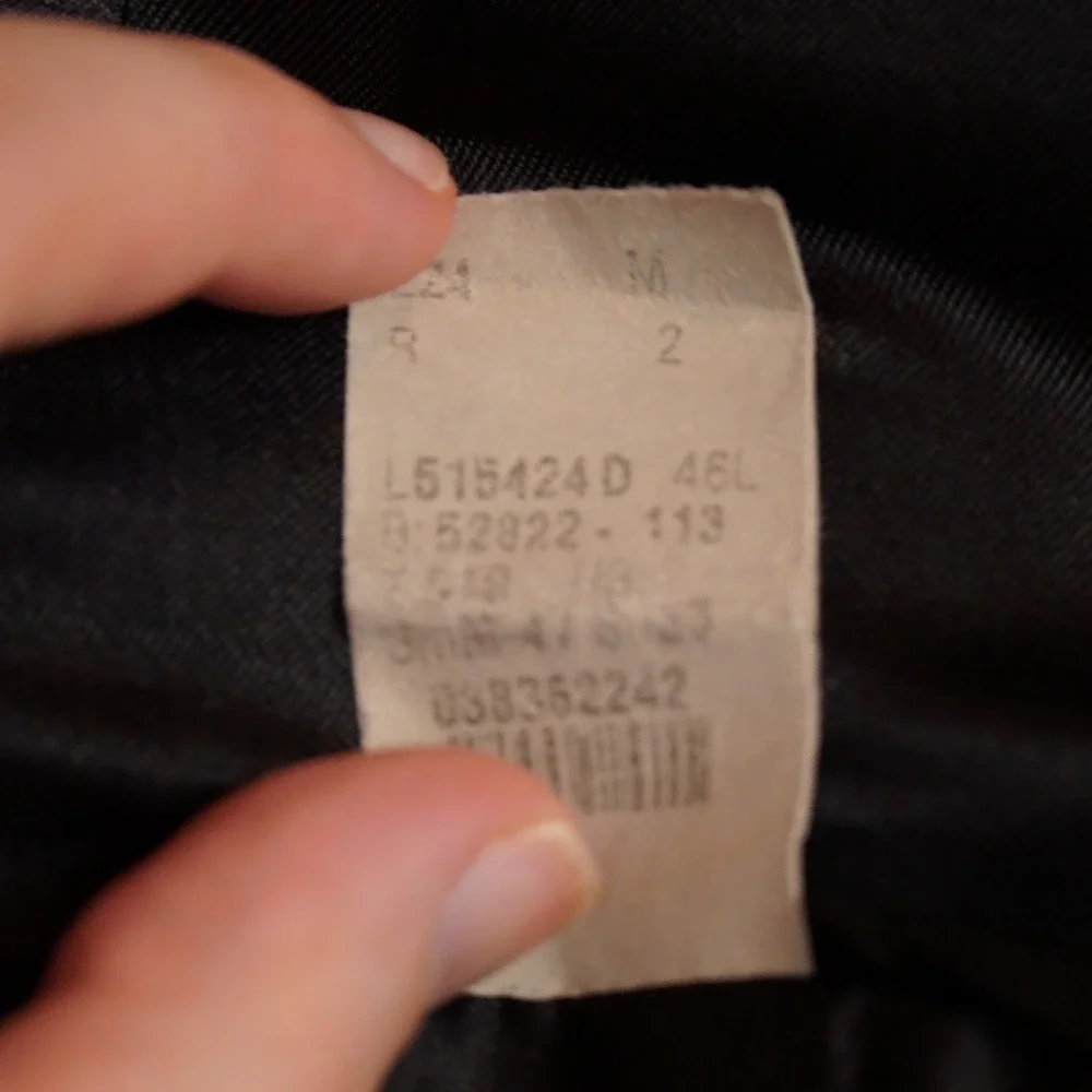 Lauren Ralph Lauren Blazer Mens 46L Gray Pinstripe Sport Coat Wool Blend